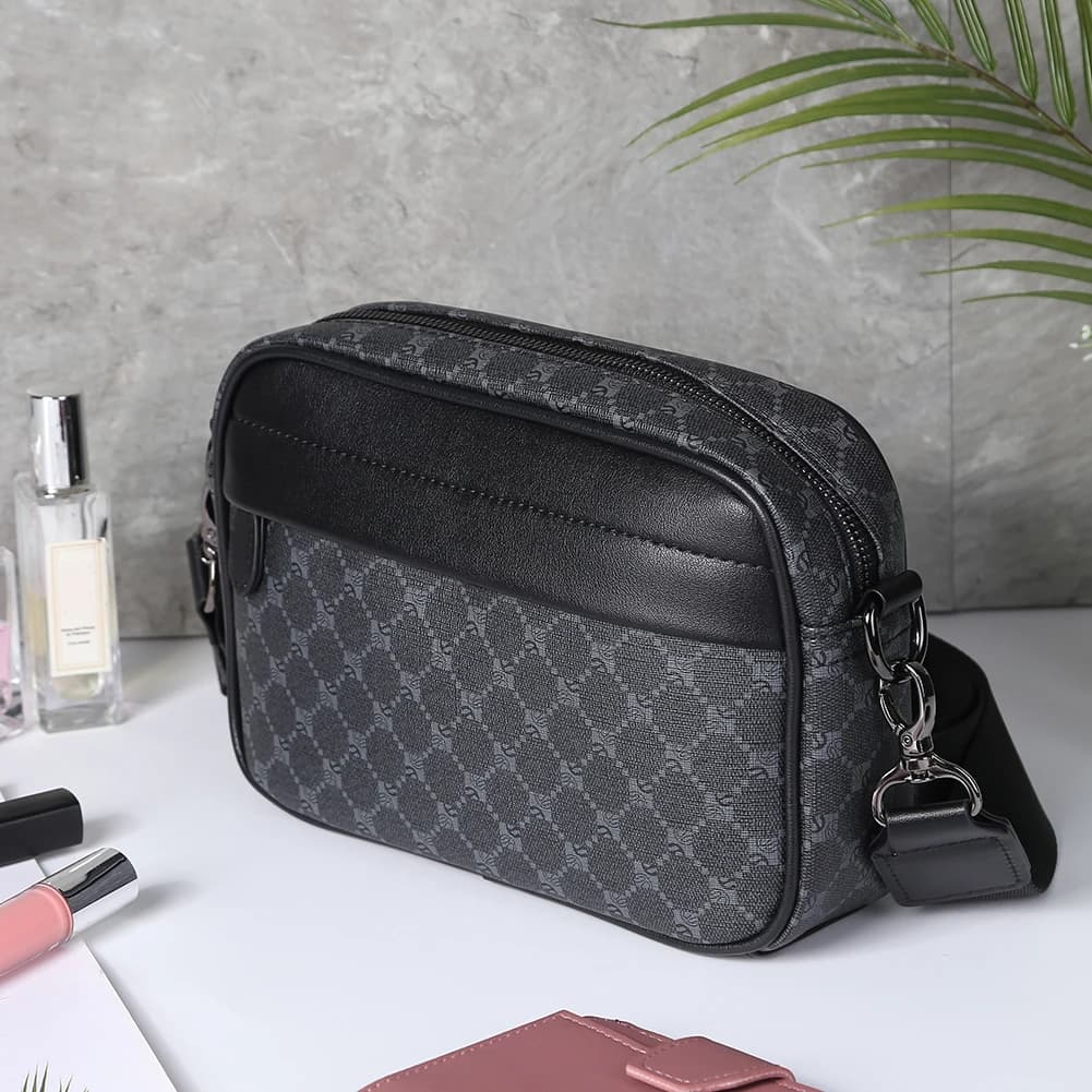 Luksusowa męska torba biznesowa crossbody z eko-skóry 💼